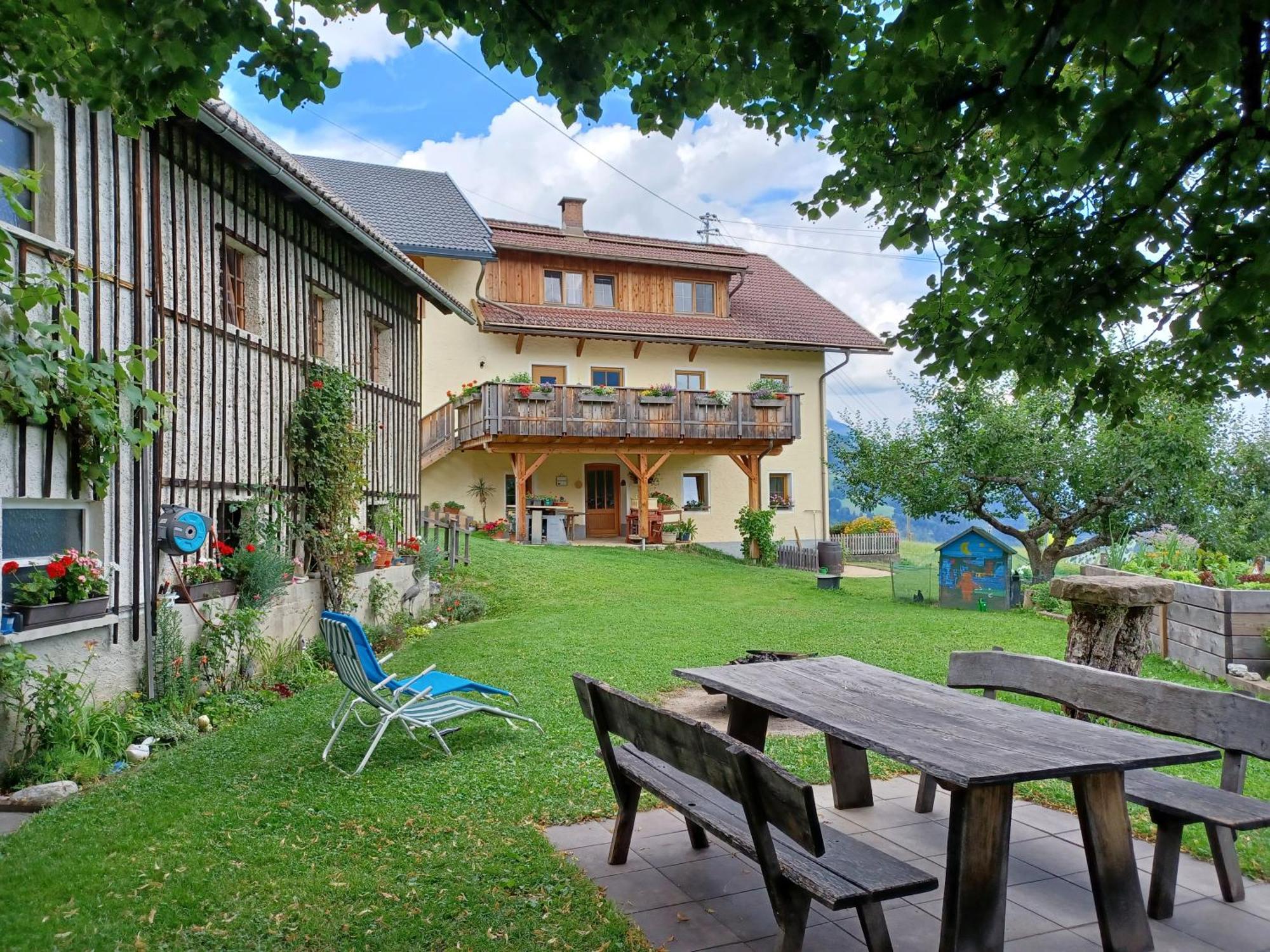 Apartmán Entschleunigungshof Huberbauer Kotschach-Mauthen Exteriér fotografie